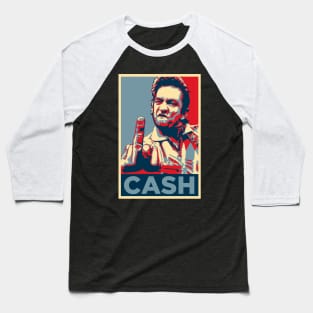 Cash Middle Finger Hope Baseball T-Shirt